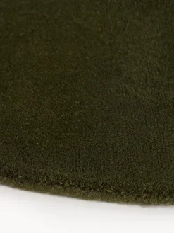 Alfombra redonda artesanal de lana Zayne