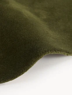 Alfombra redonda artesanal de lana Zayne