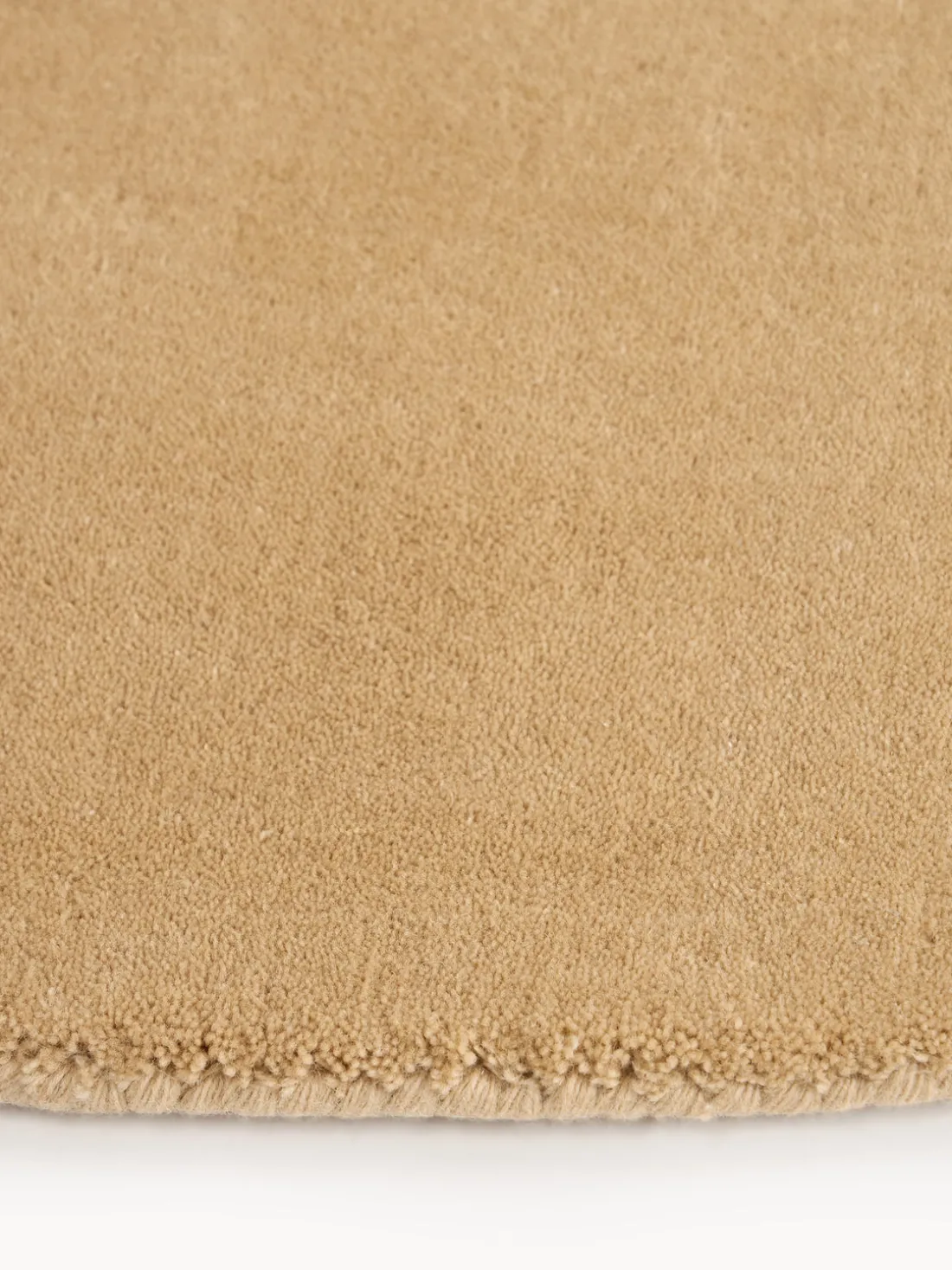 Alfombra redonda artesanal de lana Zayne