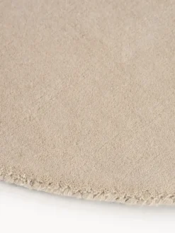 Alfombra redonda artesanal de lana Zayne