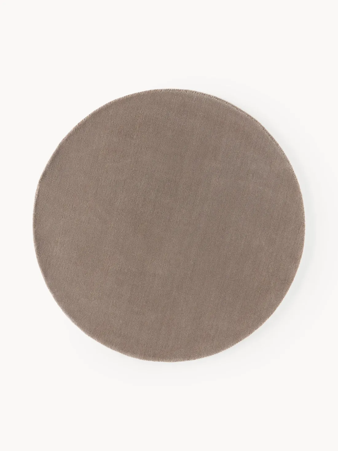 Alfombra redonda artesanal de lana Zayne