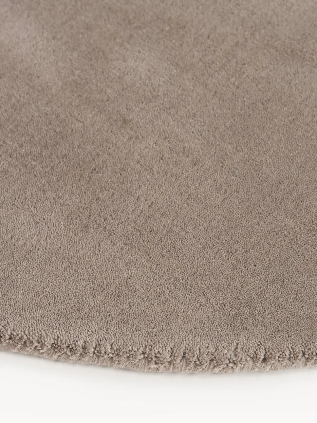 Alfombra redonda artesanal de lana Zayne