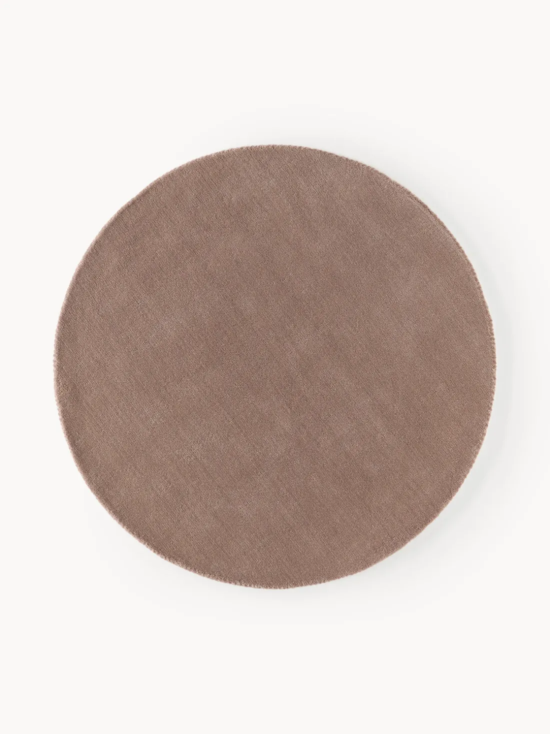 Alfombra redonda artesanal de lana Zayne