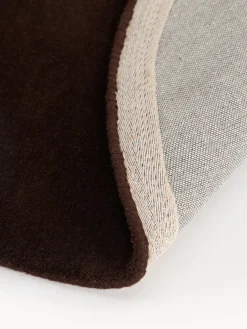 Alfombra redonda artesanal de lana Zayne