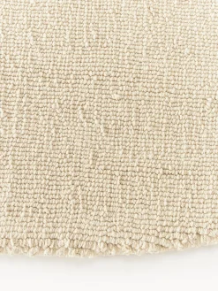 Alfombra redonda de algodón artesanal Lora