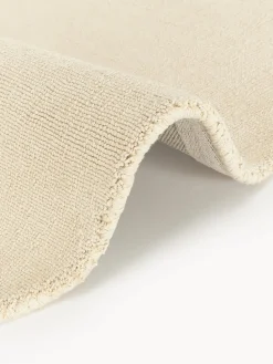 Alfombra redonda de algodón artesanal Lora