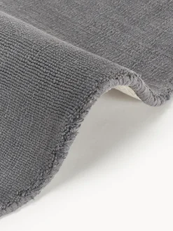 Alfombra redonda de algodón artesanal Lora