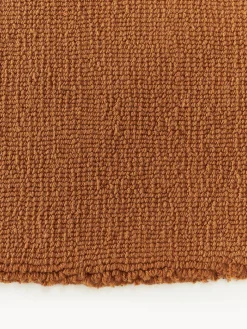 Alfombra redonda de algodón artesanal Lora