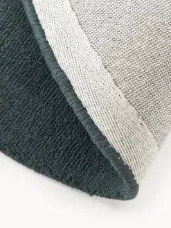 Alfombra redonda de algodón artesanal Lora