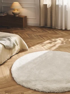 Alfombra redonda de pelo largo Leighton