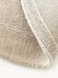 Alfombra redonda de pelo corto Kari