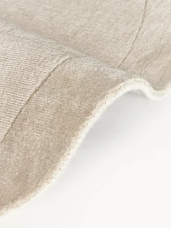 Alfombra redonda de pelo corto Kari