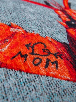 Alfombra redonda de pelo corto Pop