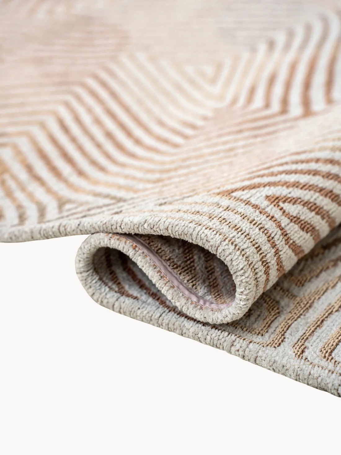 Alfombra tejida Jacquard Coral