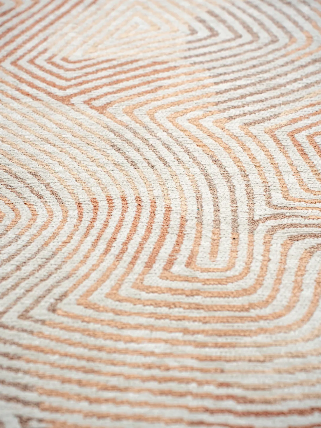 Alfombra tejida Jacquard Coral