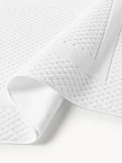 Alfombrilla de baño antideslizante con estampado de panal Katharina