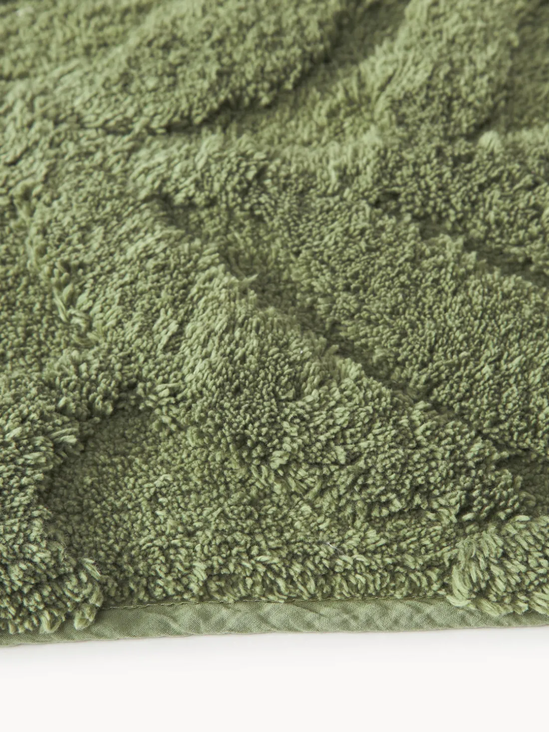 Alfombrilla de baño antideslizante con diseño en relieve Leaf