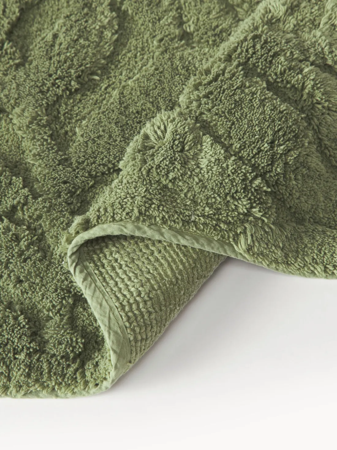 Alfombrilla de baño antideslizante con diseño en relieve Leaf