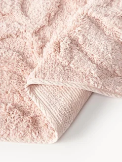 Alfombrilla de baño antideslizante con diseño en relieve Leaf