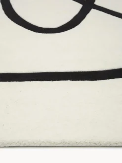 Alfrombra artesanal de lana Line