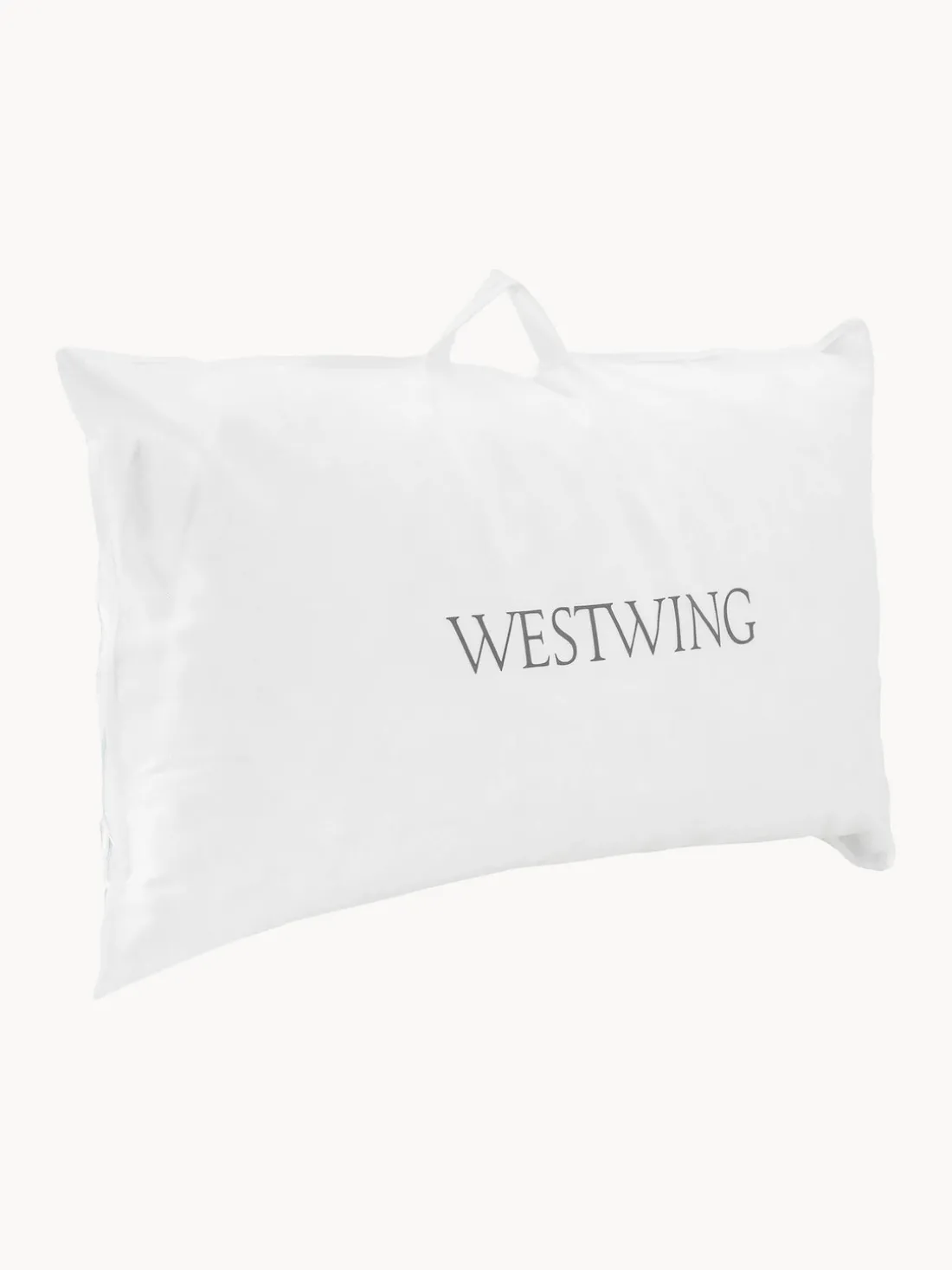 Almohada de plumas Standard, firmeza media