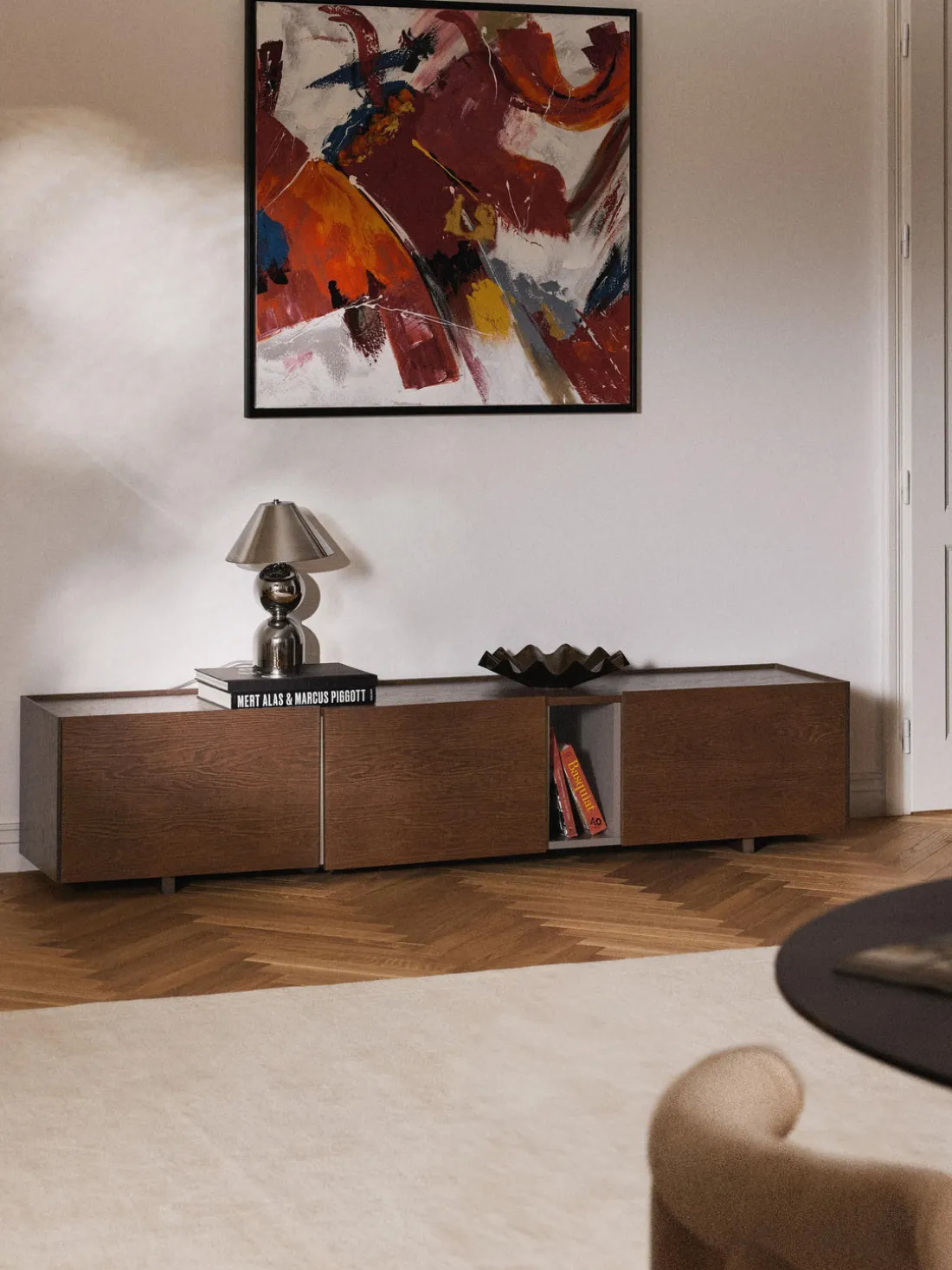 Aparador de madera Larsen