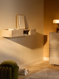 Aparador de pared de madera Larsen