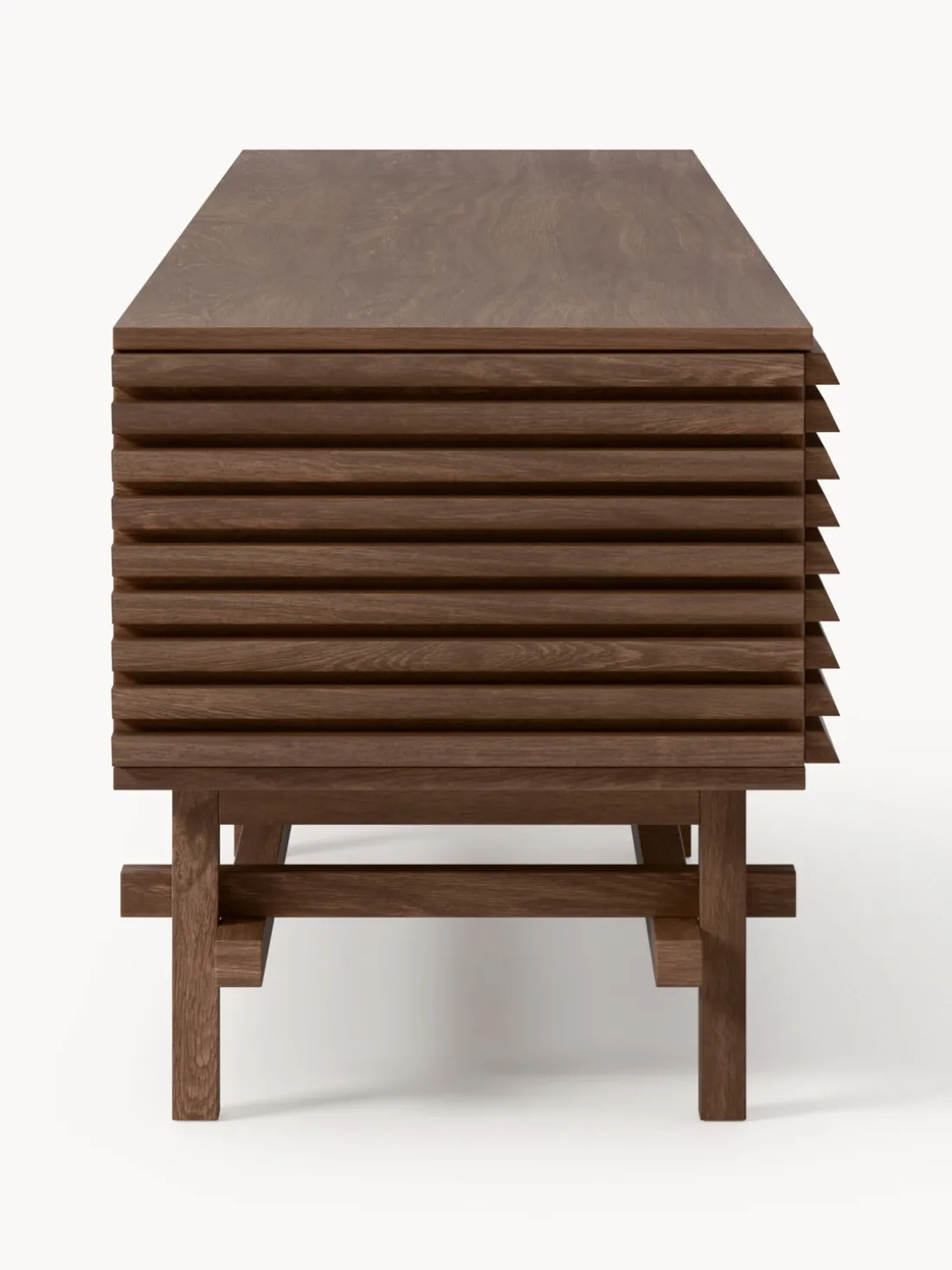 Aparador grande de madera de roble Pierce