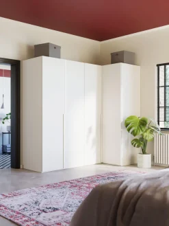 Armario esquinero modular Leon, 4 puertas (215 cm), diferentes variantes