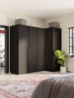 Armario esquinero modular Leon, 4 puertas (215 cm), diferentes variantes