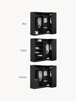 Armario esquinero modular Simone, 4 puertas (215 cm), diferentes variantes