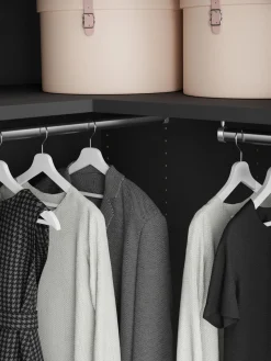 Armario esquinero modular Leon, 3 puertas (165 cm), diferentes variantes