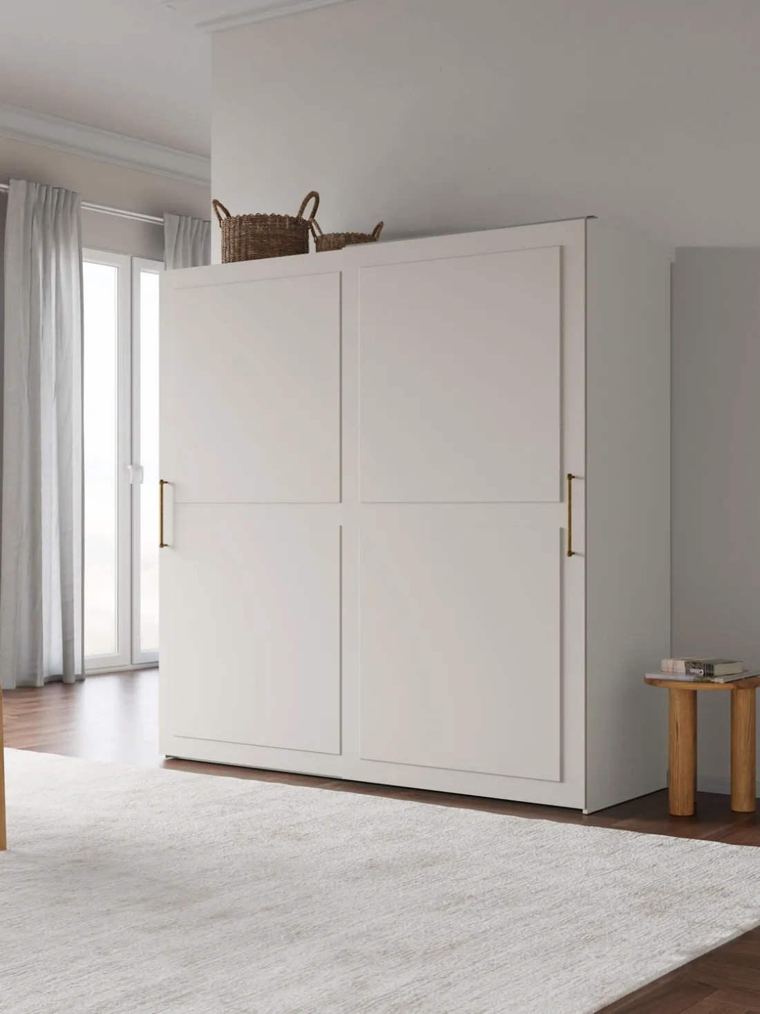 Armario modular Charlotte, 2 puertas correderas (200 cm), diferentes variantes