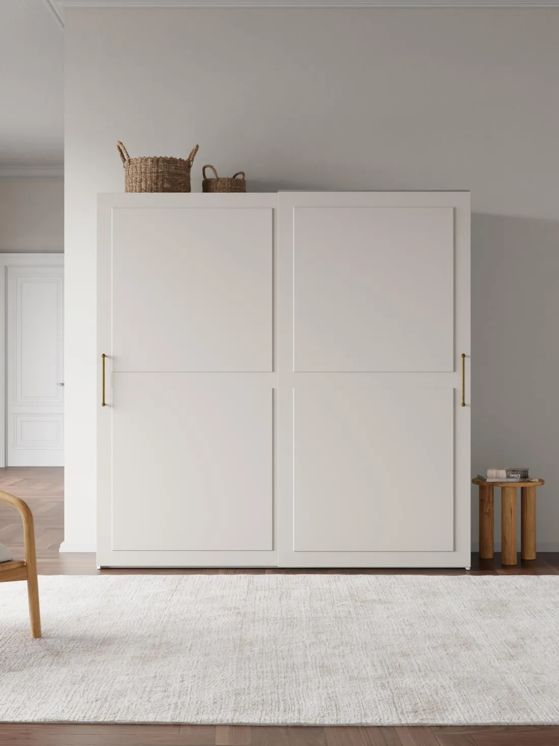 Armario modular Charlotte, 2 puertas correderas (200 cm), diferentes variantes