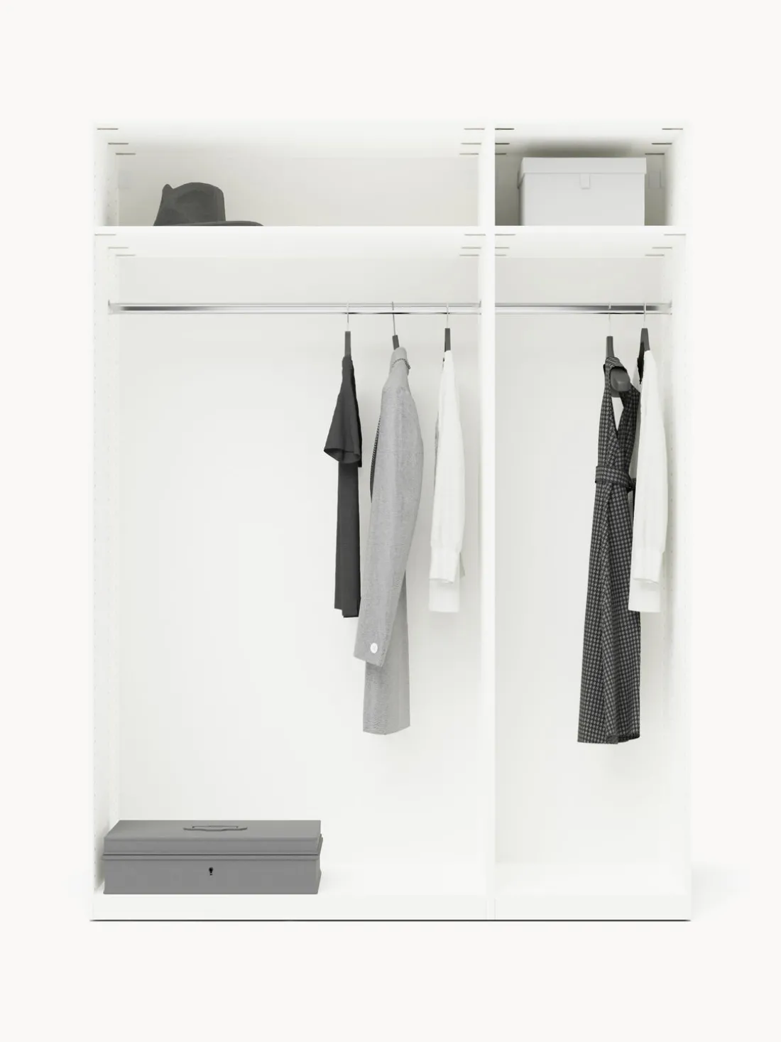 Armario modular Charlotte, An 150 cm, variantes diferentes