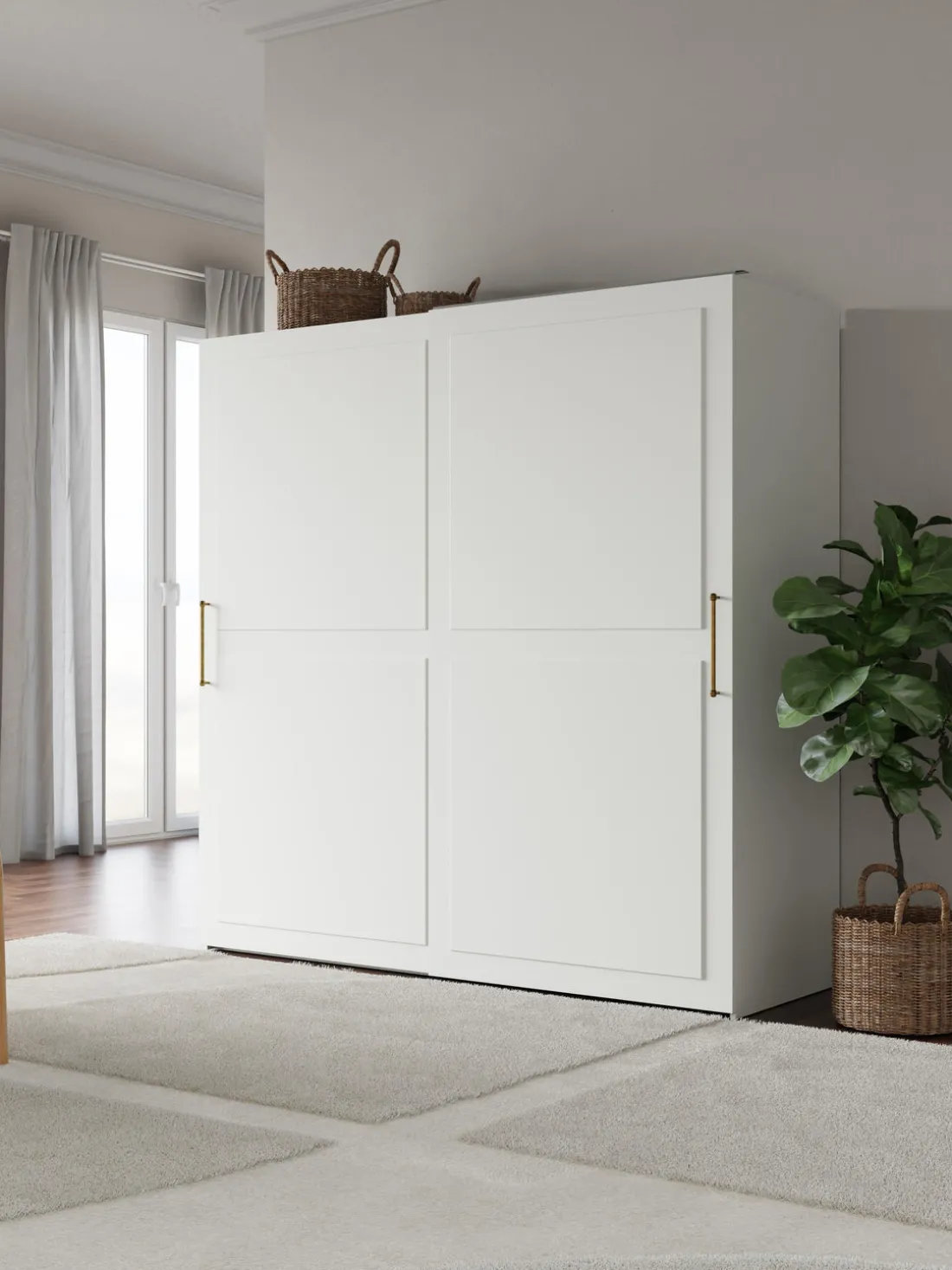 Armario modular con puertas correderas Charlotte, 200 cm, variantes diferentes