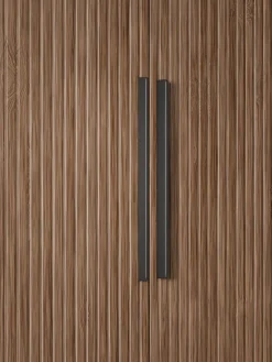 Armario modular con puertas giratorias Simone, An 200 cm, variantes diferentes