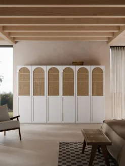 Armario modular Jeanne, 6 puertas (300 cm), diferentes opciones