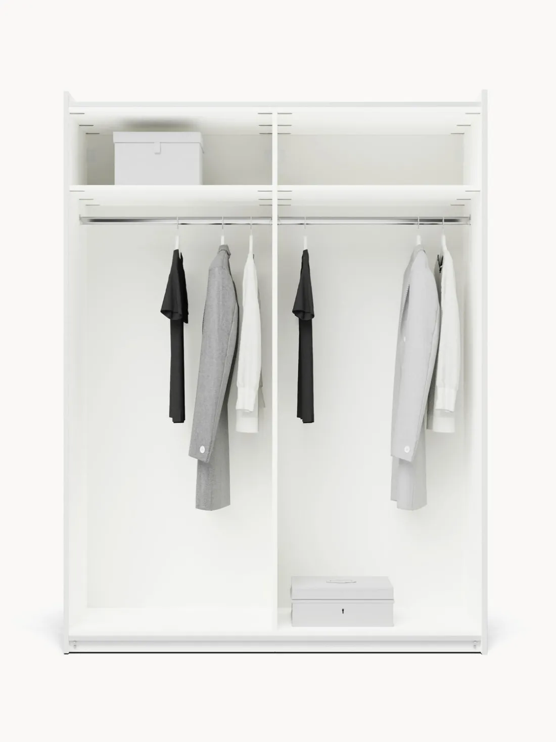 Armario modular Leon, 2 puertas correderas (150 cm), diferentes variantes