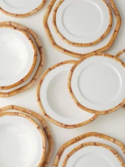 Bajoplato pintado a mano Bamboo