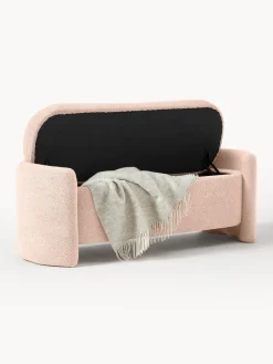 Banco de borreguillo con espacio de almacenamiento Benji