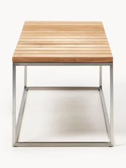 Banco de jardín de madera de teca Lux