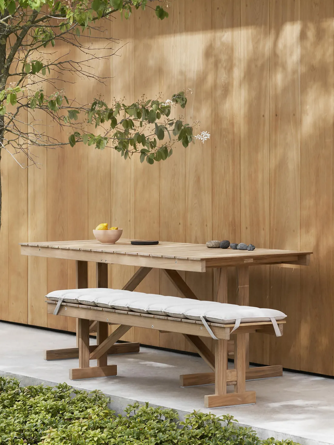 Banco de jardín plegable de madera de teca BM1871