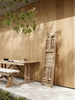 Banco de jardín plegable de madera de teca BM1871