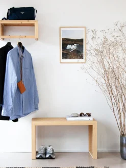 Banco de madera de bambú Rib