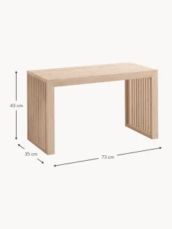 Banco de madera de bambú Rib