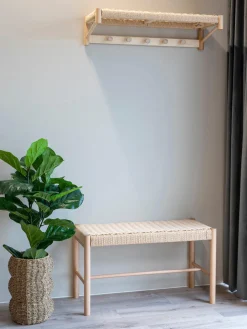 Banco de madera de álamo Abano