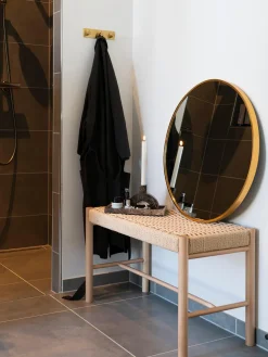 Banco de madera de álamo Abano