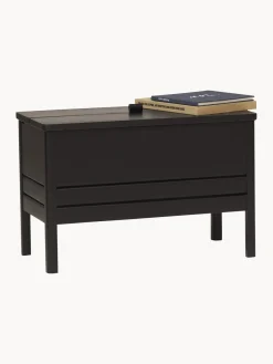 Banco de madera de roble con espacio de almacenaje A Line