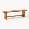 Banco de madera de teca Hugo, tamaños diferentes